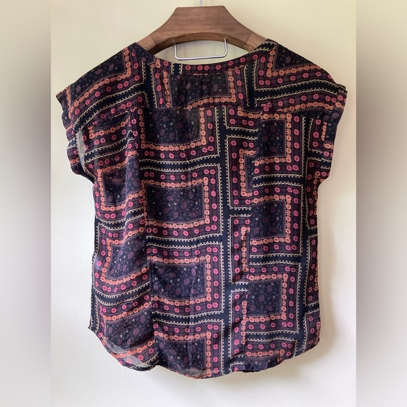 QUIKSILVER - XS Sheer Button Down Blouse - Picture 8 of 10